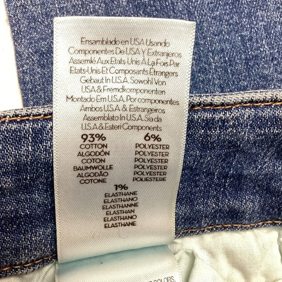 Mother Desc Lace-Up Hustler Ankle Leg Jeans Womens 29 Distressed Denim - Picture 13 of 15